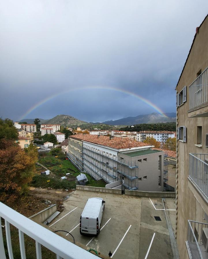 Charmant Type 1 Neuf En Hyper Centre Avec Parking Corte (Corsica) Exterior foto